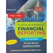 Commercial's Problems and Solutions in Financial Reporting (FR) for CA Final November 2023 Exam by CA. Parveen Sharma, CA. Kapileshwar Bhalla
